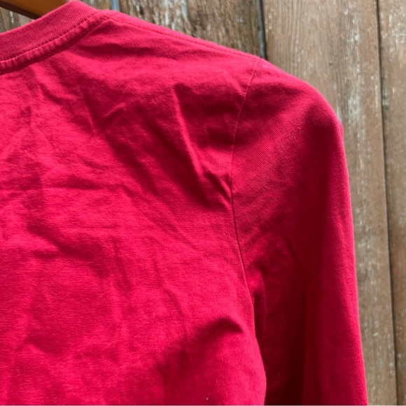 LEVIS Kids Red Long Sleeve Shirt Size 10-12 - Picture 10 of 12